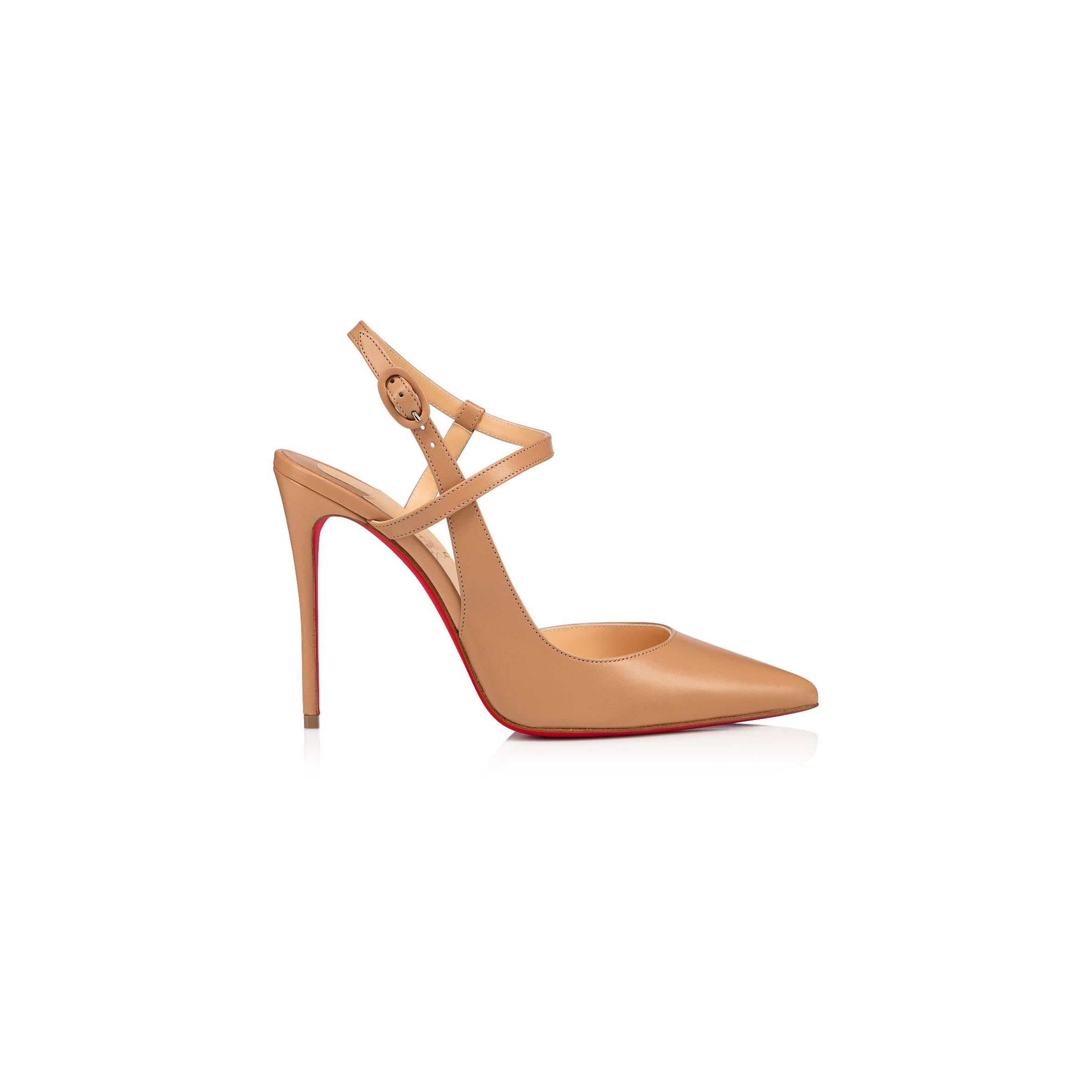 CHRISTIAN LOUBOUTIN JENLOVE 100 MM STRAPPY PUMPS-KID LEATHER-BLUSH-WOMEN 3210590PK1A CHRISTIAN LOUBOUTIN JENLOVE 100 MM STRAPPY PUMPS-KID LEATHER-BLUSH-WOMEN 3210590PK1A